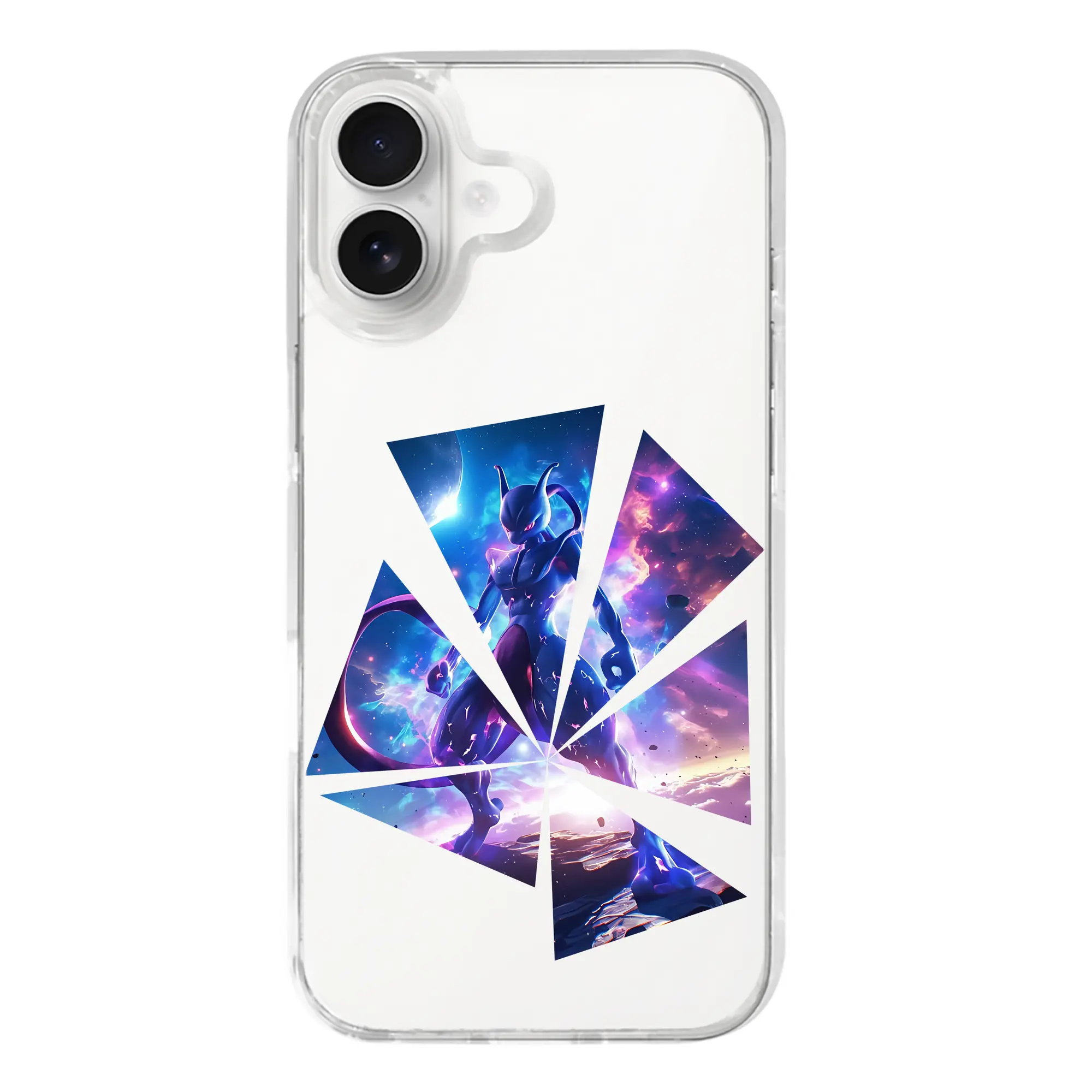 ポケモン グッズ,ミュウツー - iPhone 17シリーズ 透明スマホケース – 薄型・耐衝撃・精密フィット保護カバー